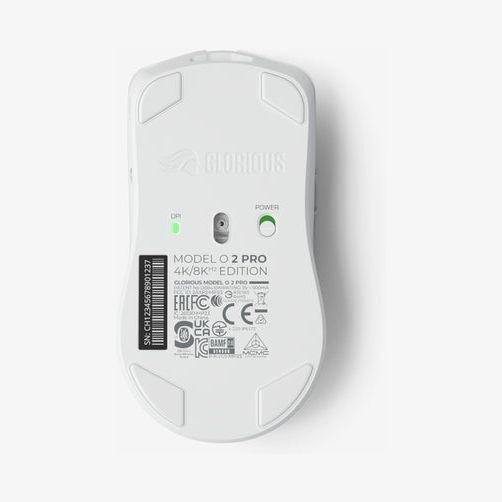 Glorious Model D 2 Pro Wireless Gaming Mouse - 4K/8K Polling - White, , large image number 3