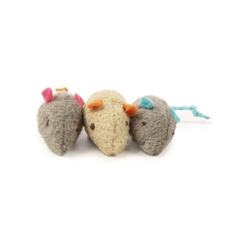 Wild Catz Tripletz Mouse Cat Toy 10.5cm - 17g, , large image number 1