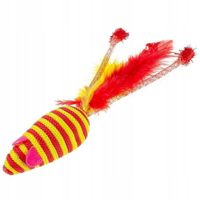 Wild Catz Sneaky Mice Fabric Feature Cat Toy Assorted Colors - 1Pc, , large image number 0