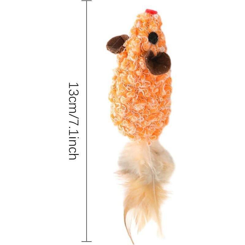 Wild Catz Flurry Friends Cat Toy - 6cm (Pack of  2), , large image number 2
