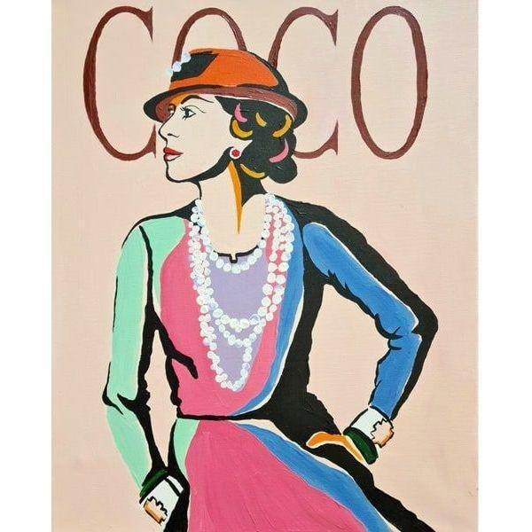 We Love Art - Pop Art - Coco Chanel Guided Painting Art Set, , medium