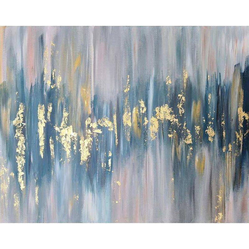 We Love Art - Abstract Art - Abstract Art With Gold Leaf Guided Painting Art Set, , medium
