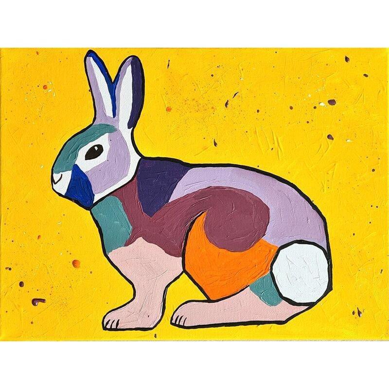 Kidz Love Art - Pop Art - Rabbit Guided Painting Art Set, , large image number 0