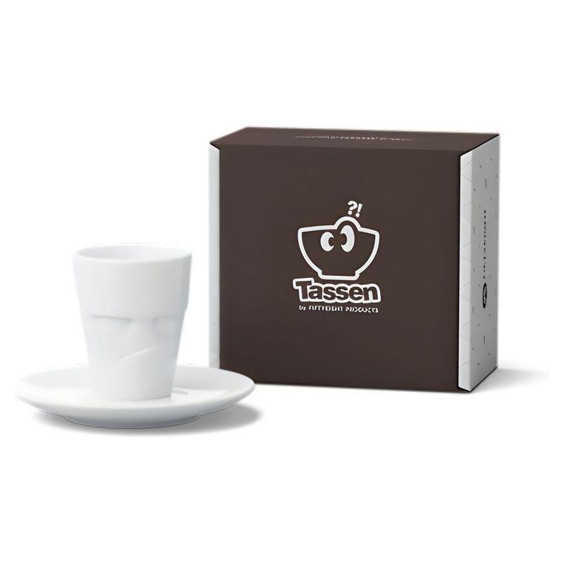 58 Products Tassen Espresso Mug with Handle - Grumpy - White 80ml, , medium