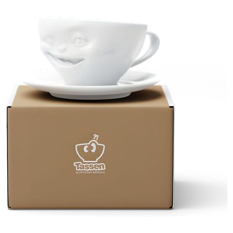 58 Products Tassen Winking Coffee Cup - White 200ml, , medium