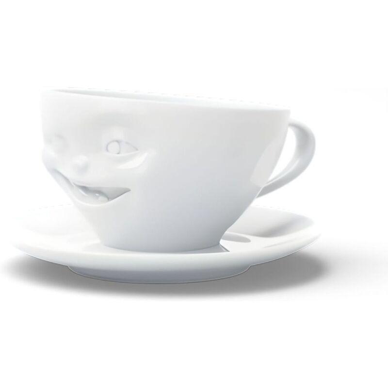 58 Products Tassen Winking Coffee Cup - White 200ml, , large image number 1