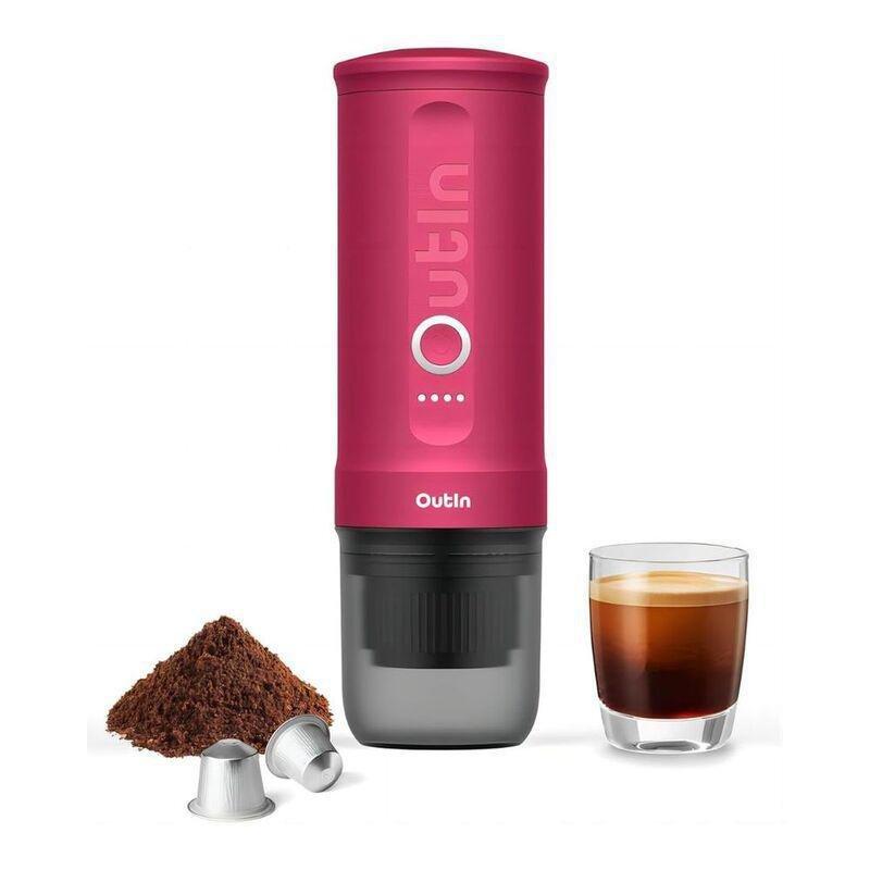 Outin Nano Portable Espresso Machine 30ml - Crimson Red, , medium