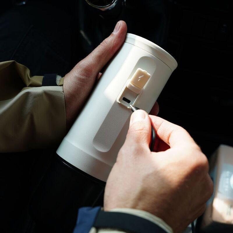 Outin Nano Portable Espresso Machine 30ml - Pearl White, , large image number 3