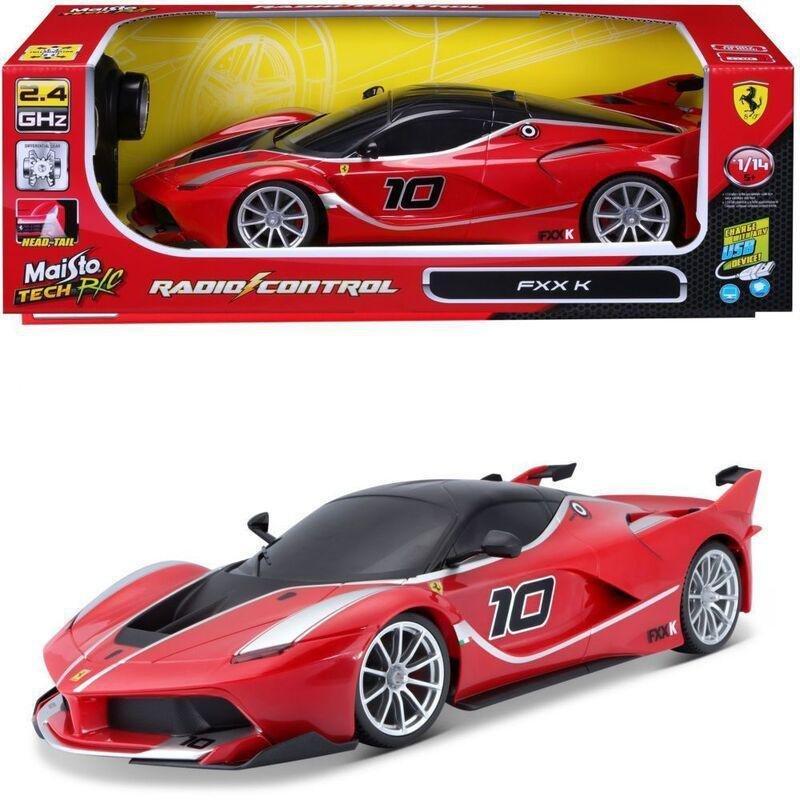 Maisto Tech R/C Radio Control Ferrari Fxx K 1.14 Scale Remote Control Car - Red, , large image number 0