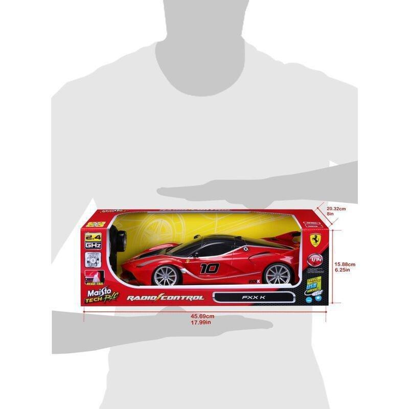 Maisto Tech R/C Radio Control Ferrari Fxx K 1.14 Scale Remote Control Car - Red, , large image number 3