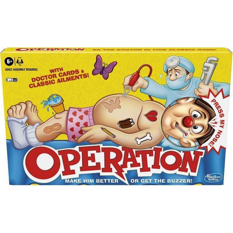 Hasbro Gaming Classic Operation Game, , large image number 1