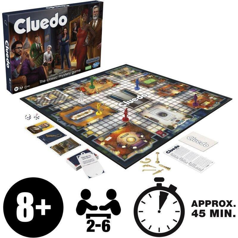 Hasbro Gaming Cluedo The Classic Mystery Game, , large image number 0