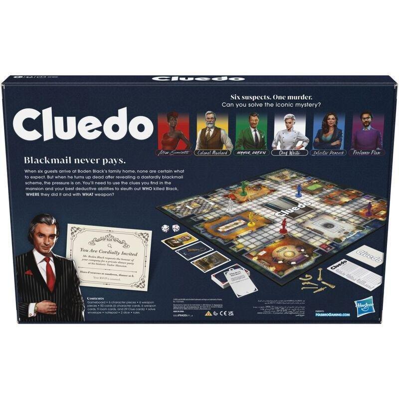 Hasbro Gaming Cluedo The Classic Mystery Game, , large image number 1