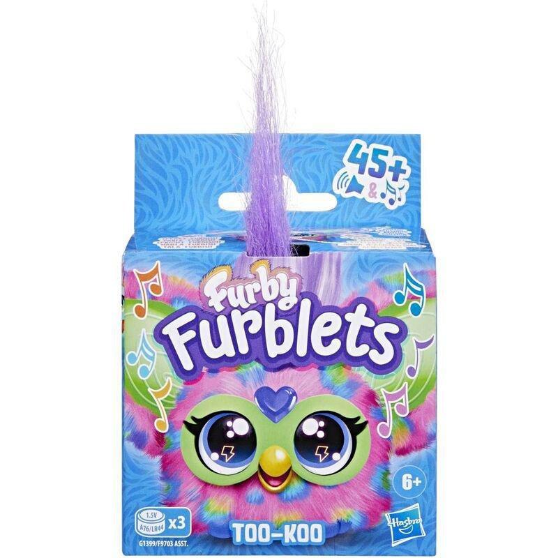 Furby Furblet Too-Koo 2-Inch Keychain Plush Toy, , large image number 1
