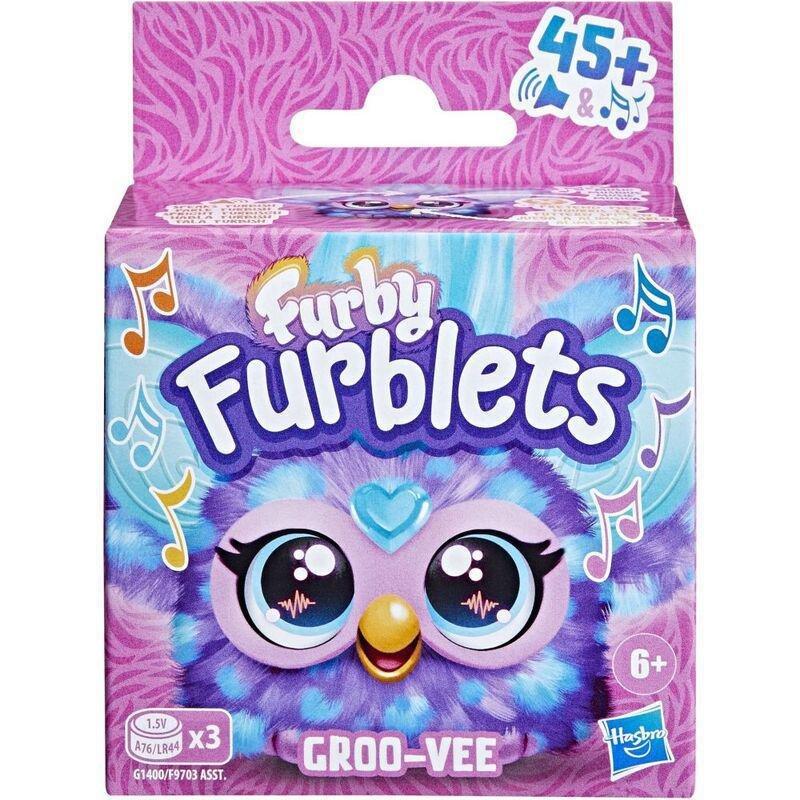 Furby Furblet Groo-Vee 2-Inch Keychain Plush Toy, , large image number 0