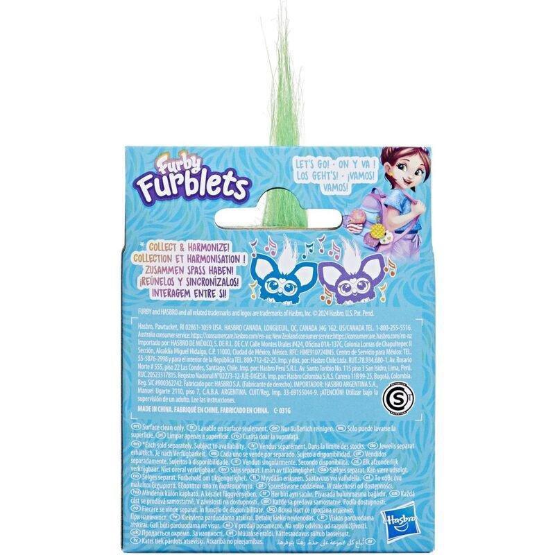 Furby Furblet Hoo-Lah 2-Inch Keychain Plush Toy, , large image number 2