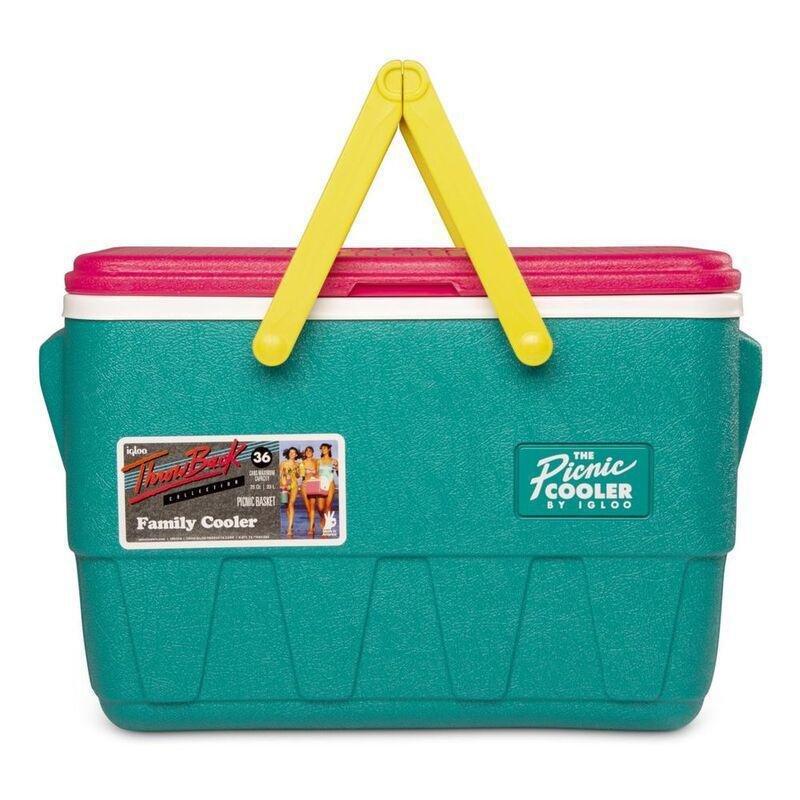 Igloo Retro Jade 25 Qt Lunch Picnic Basket Cooler, , medium