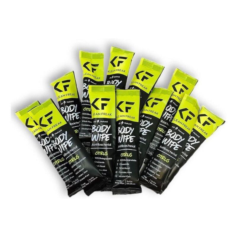 Klean Freak Citrus Body Wipes (Pack Of 12) - Yellow, , medium