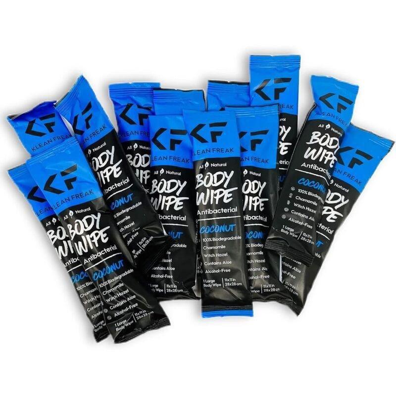 Klean Freak Coconut Body Wipes (Pack Of 12) - Blue, , medium