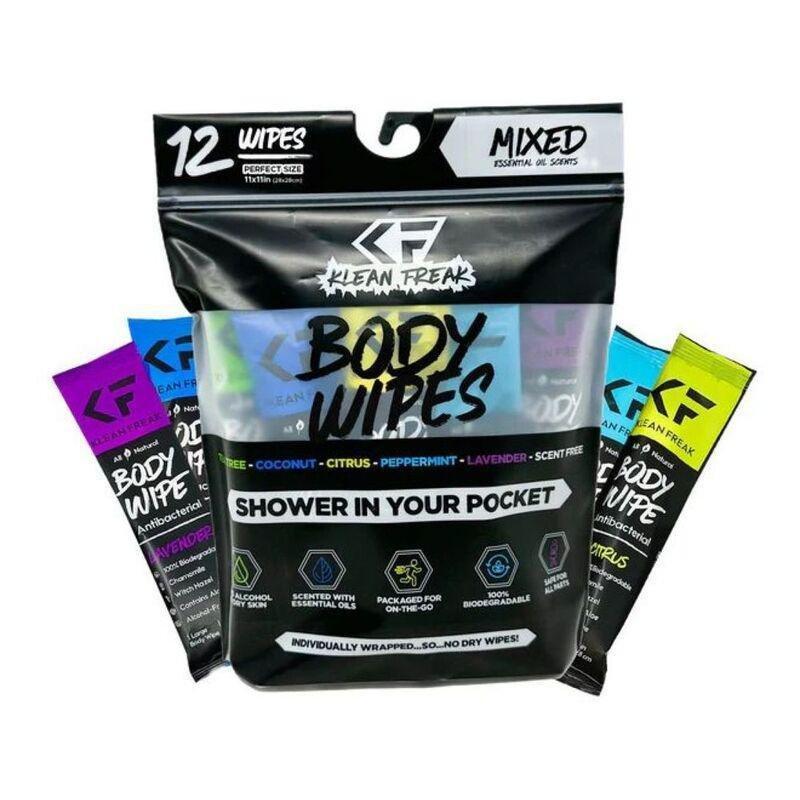 Klean Freak Body Wipes (Pack Of 12) - Mixed, , medium