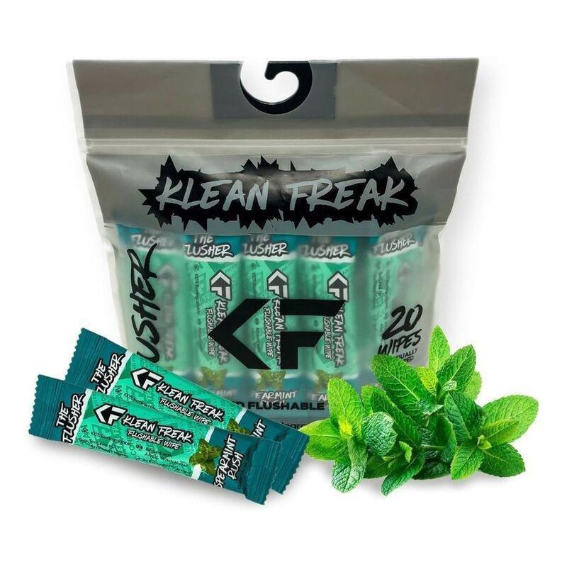 Klean Freak Spearmint Rush The Flusher Wipes (Pack Of 20), , medium