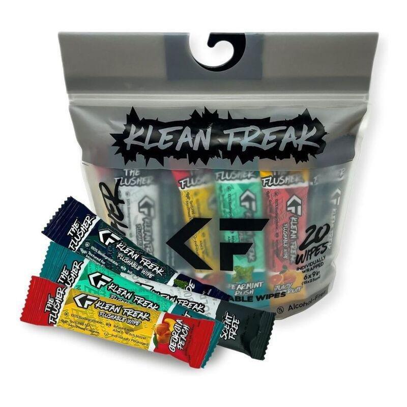 Klean Freak Mixed The Flusher Wipes (Pack Of 20), , medium