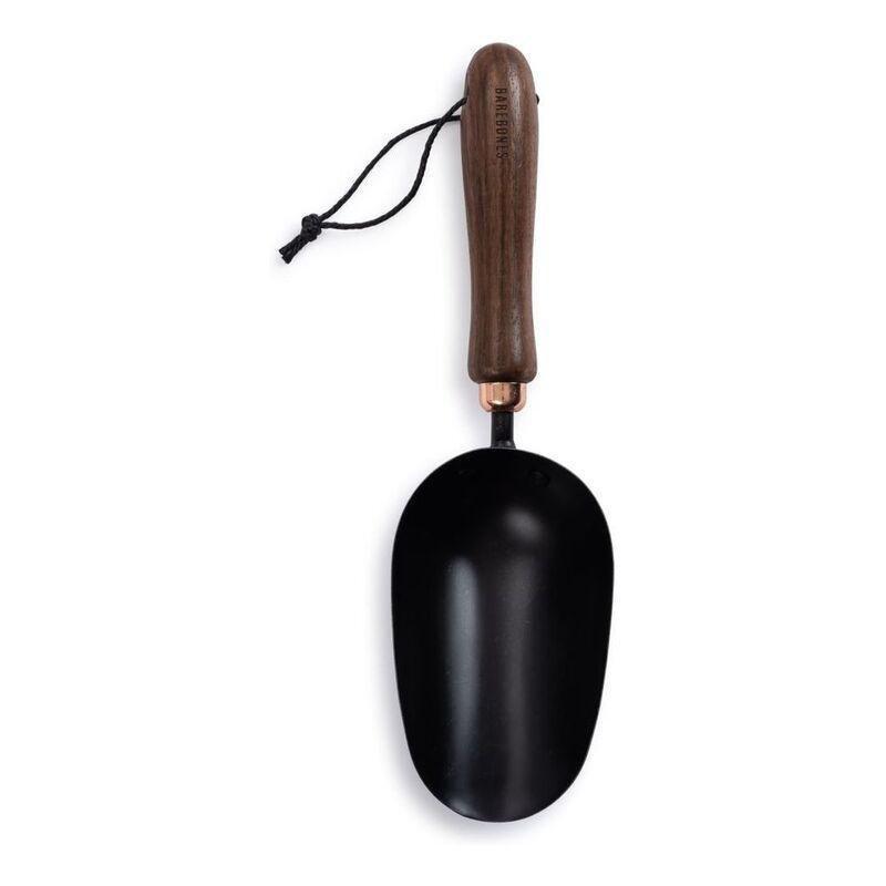 Barebones Stainless Steel Garden Spoon Small - Walnut/Black, , medium