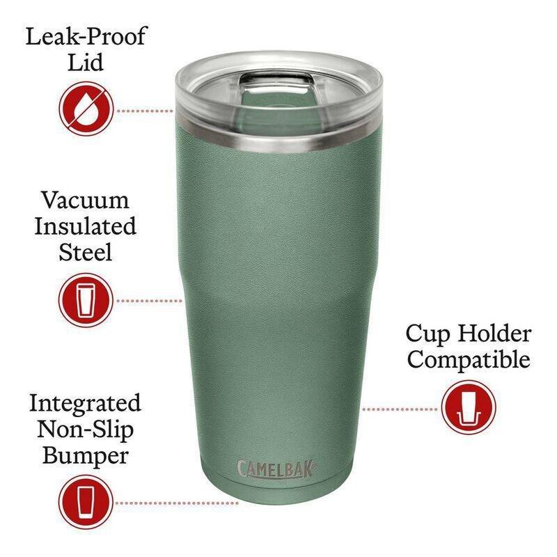 Camelbak Thrive 20 oz Travel Tumbler Insulated Stainless Steel - Moss 591ml, , large image number 1