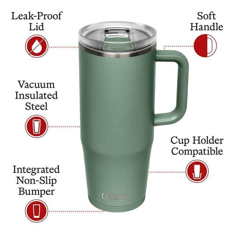 Camelbak Thrive 32 oz Travel Mug Insulated Stainless Steel - Moss 946ml, , medium