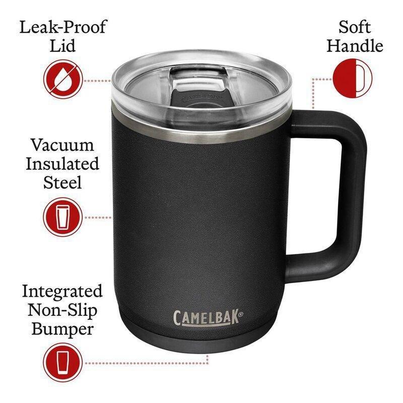 Camelbak Thrive 16 oz Travel Mug Insulated Stainless Steel - Black 473ml, , medium