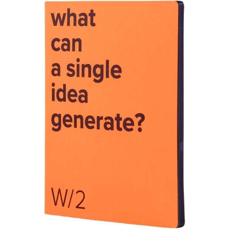 Castelli Large Squared What Notebook W/2 - Orange (19 x 25 cm), , large image number 2
