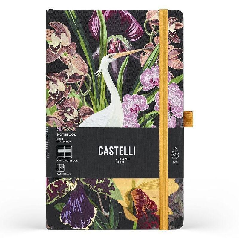 Castelli Medium Ruled Eden Notebook - Oasis (13 x 21 cm), , large image number 0