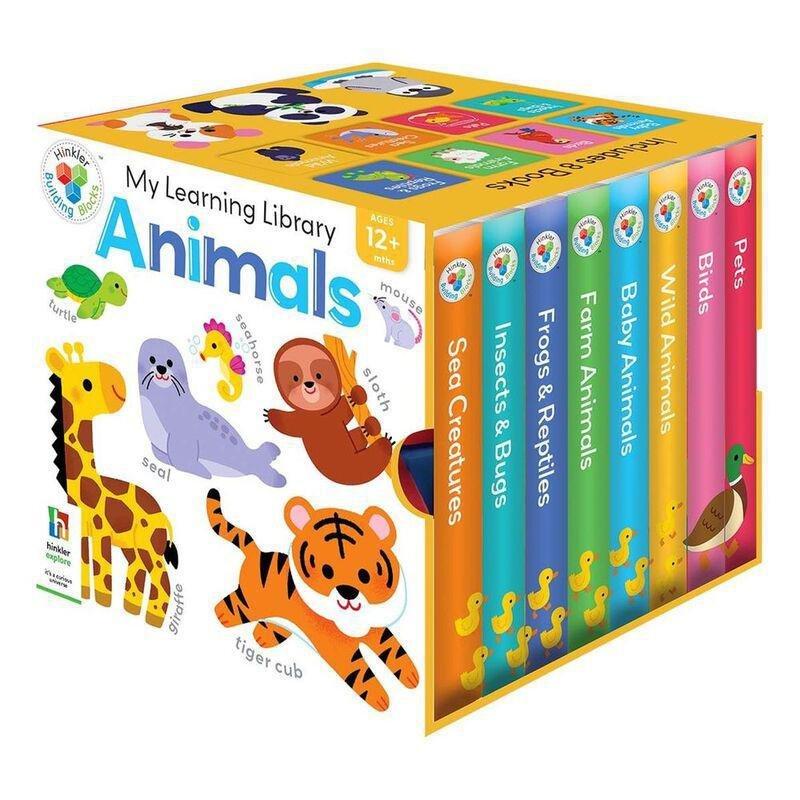 Building Blocks My Little Library Cube - Animals | Hinkler Books, , large image number 0