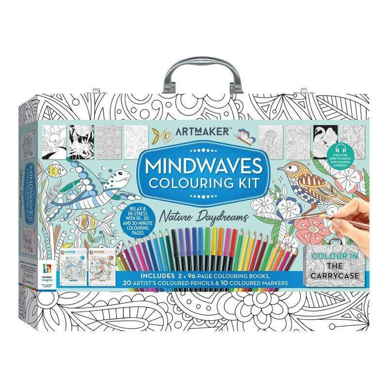 Mindwaves Colouring Nature Daydreams Carry Case | Hinkler Books, , medium