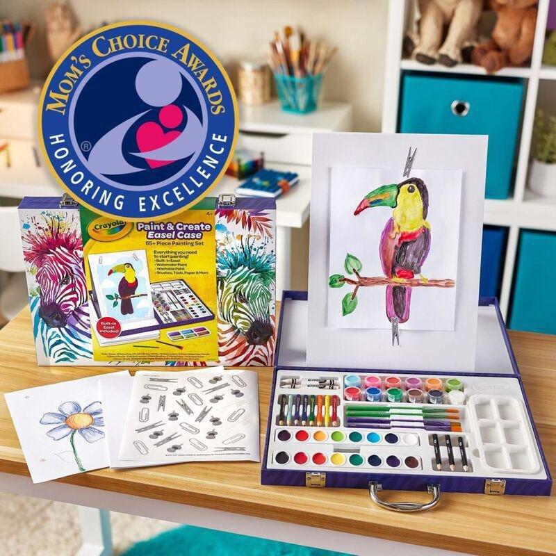 Crayola Paint And Create Easel Case Painting Set (Pack of 65), , large image number 2