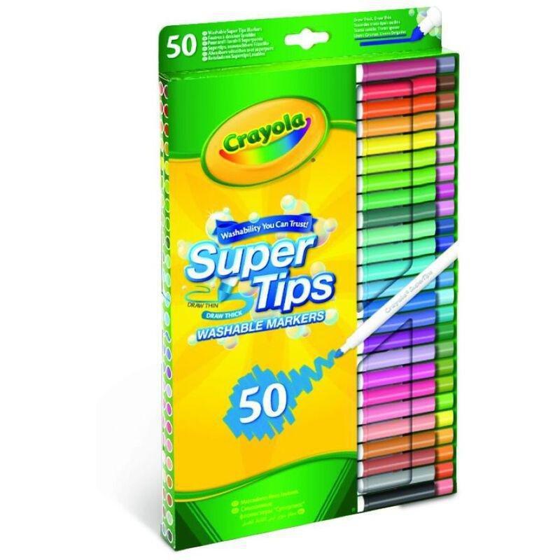 Crayola Super Tips Washable Markers (Pack of 50), , large image number 0