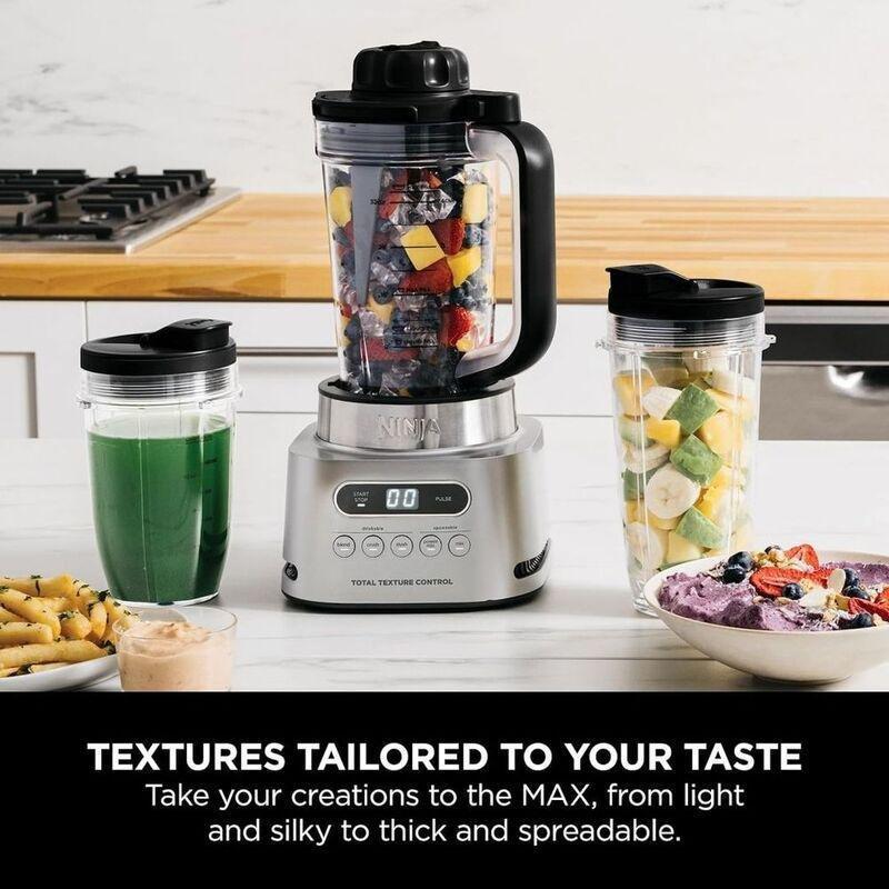 Ninja Foodi Max Power 2-in-1 Nutri Blender CB150ME 1100W Automatic Programs with Power Paddle - Silver, , large image number 0