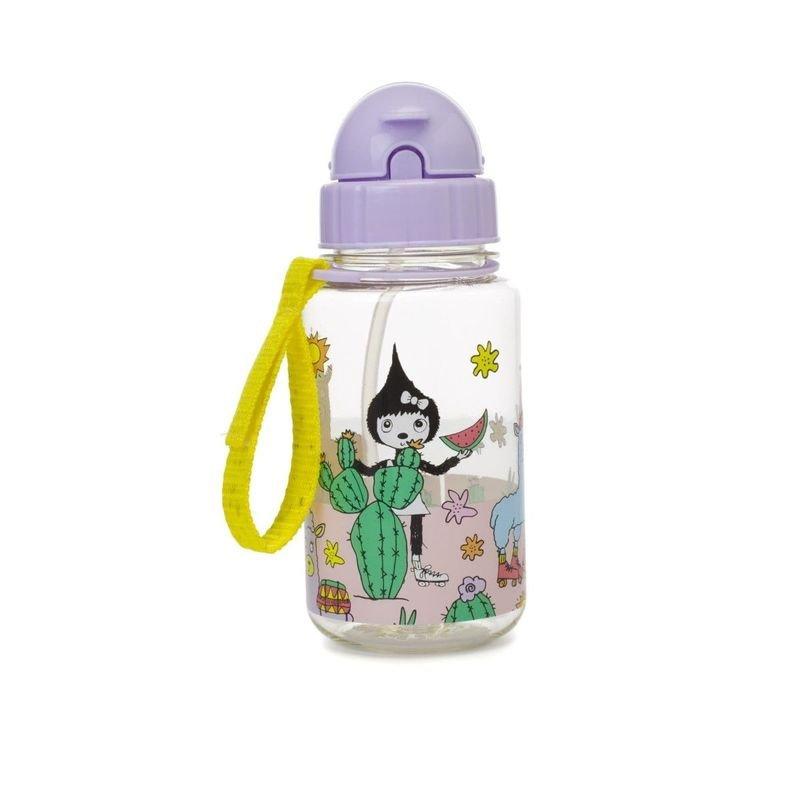 Zip & Zoe Llama Water Bottle with Straw, , large image number 0