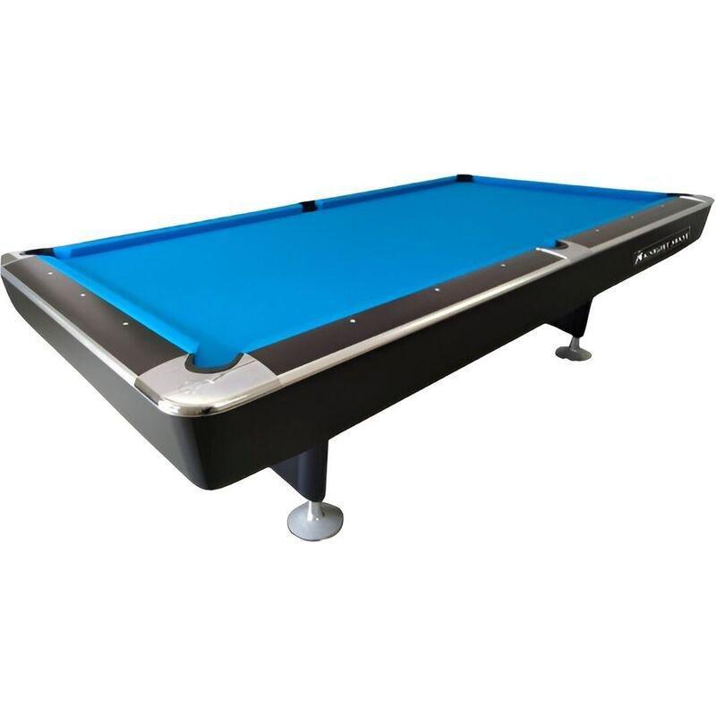 Knight Shot Royal Evo Black Commercial Pool Table 9Ft. Ball Return System, , large image number 0