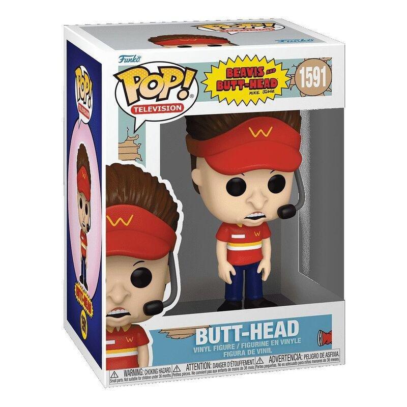 Funko Pop! TV Beavis & Butthead Butt-Head (Burger World Uniform)Vinyl Figure, , large image number 1
