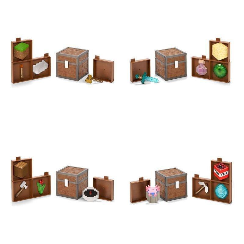 The Noble Collection Minecraft: Inventory Chest Set - The End/Plains/Forest/Caves (Assortment - Includes 1), , large image number 0