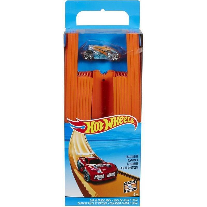 Hot Wheels Track Builder Playset With 1 1.64 Die-Cast Car, , large image number 4