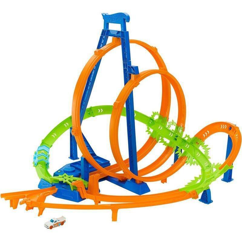 Hot Wheels Action Epic Crash Dash Playset With 1 Die-Cast Car, , medium
