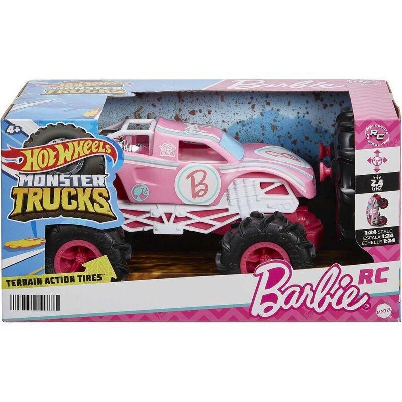 Hot Wheels Monster Trucks Barbie 1.24 Scale Remote Control Car, , large image number 4
