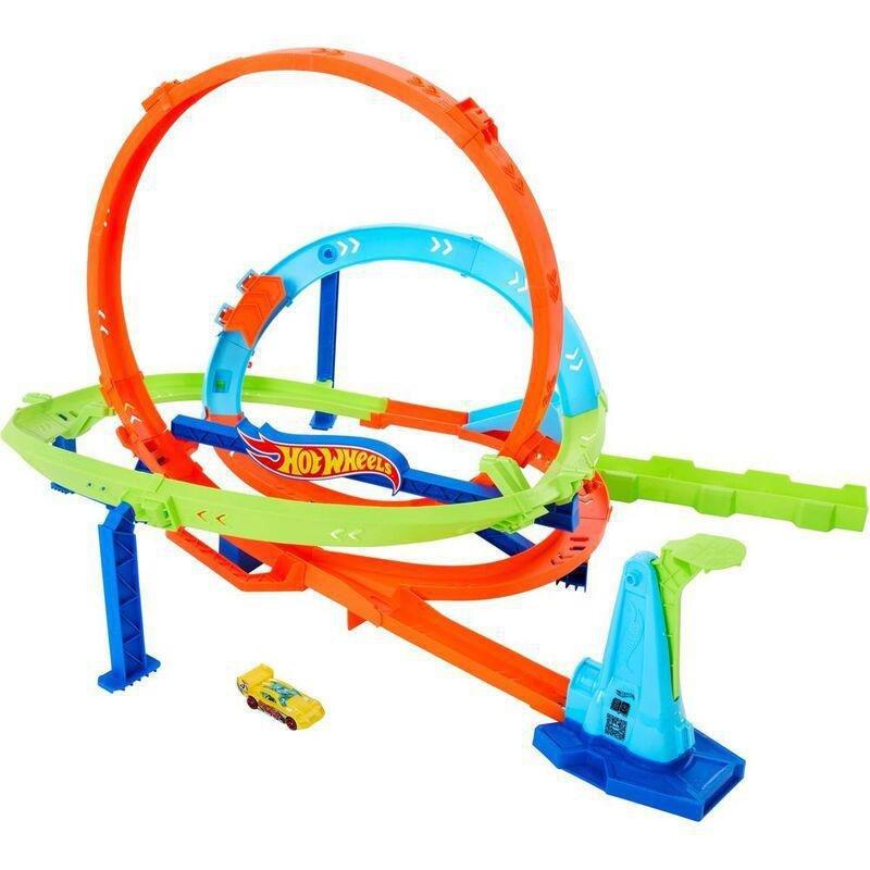 Hot Wheels Action Loop Cyclone Challenge Playset With 1 1.64 Die-Cast Car, , large image number 0