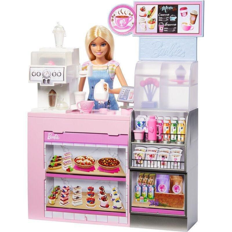 Barbie Coffee Shop Playset, , large image number 0