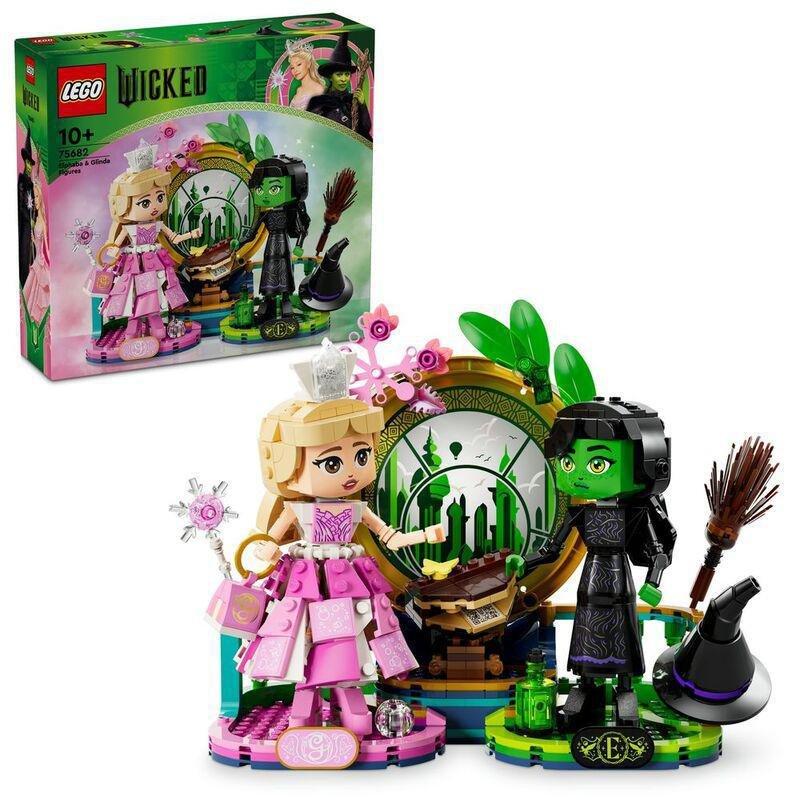 LEGO Wicked Elphaba & Glinda Figures Fantasy Toy Construction Building Set 75682 (558 Pieces), , medium