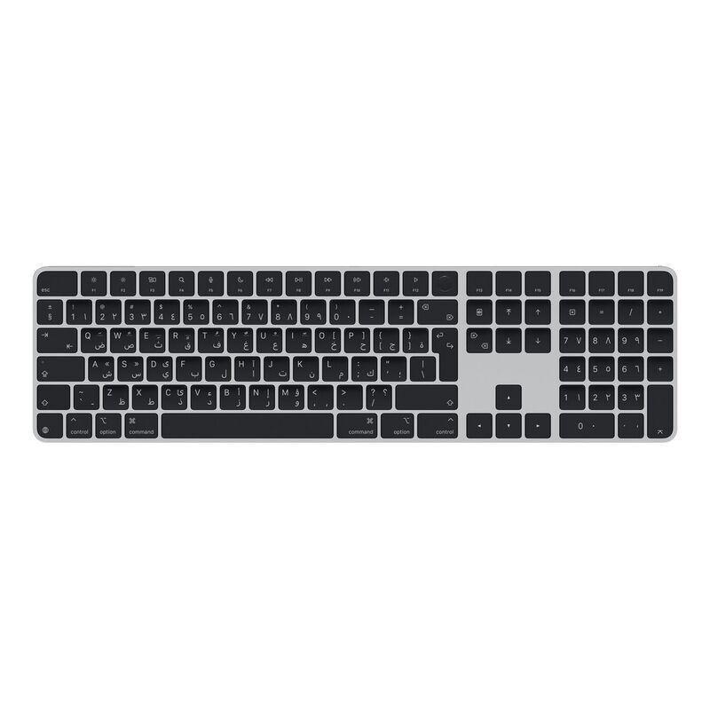 Apple Magic Keyboard with Touch ID and Numeric Keypad for Mac models with Apple silicon - Arabic - Black Keys, , medium