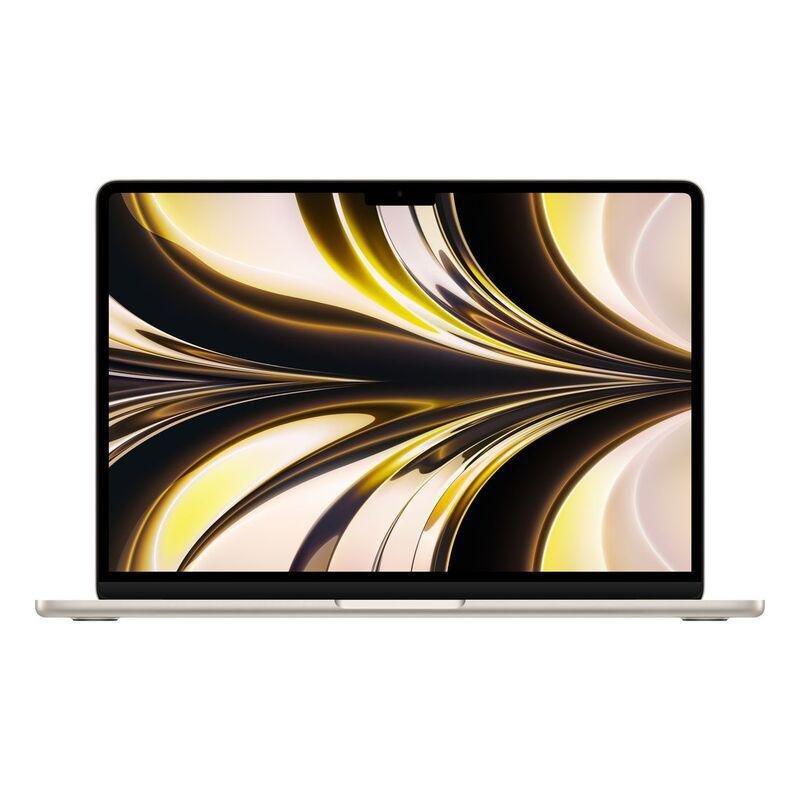Apple 13-inch MacBook Air With Apple M2 chip with 8-core CPU and 8-core GPU/16GB/256GB - Starlight (Arabic/English), , large image number 0
