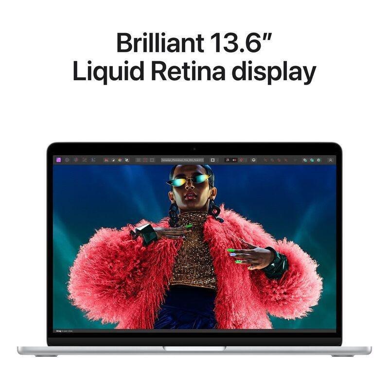 Apple 13-inch MacBook Air With Apple M3 chip with 8-core CPU and 8-core GPU/16GB/256GB SSD - Silver (English), , large image number 3
